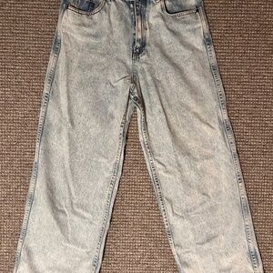 Sezane Le Crop Edge Blue - Size 6